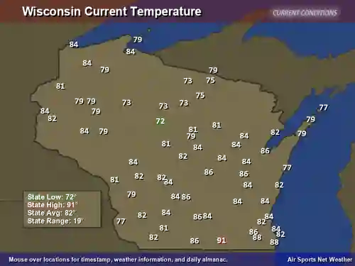 Wisconsin Temperature