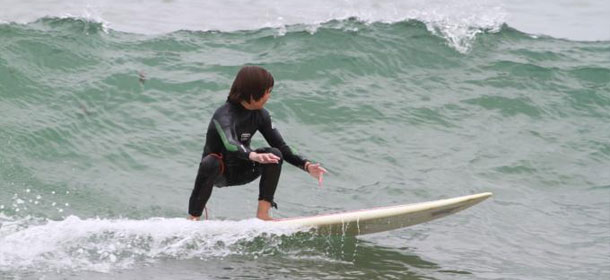 catching unbroken waves while surfing