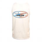 Hansen 50-50 Cardiff Original in White Tank Top