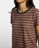 WoRuff Stripe Tee Shirt in Black