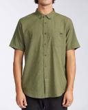 All Day Jacquard in Military (Mil) Woven Shirt