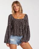 Save Just Beachy Top in Black Shirt