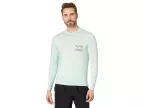 Crayon Wave Loose Fit Long Sleeve Rashguard (seaglass)