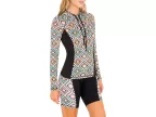 Mosaic Geo Long Sleeve Hoodie Rashguard (mosaic Geo)