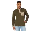 Hurley Middleton Quilted 1/4 Snap Fleece (olive)