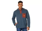 Hurley Russell Quilted 1/4 Snap Fleece (iron Ore)