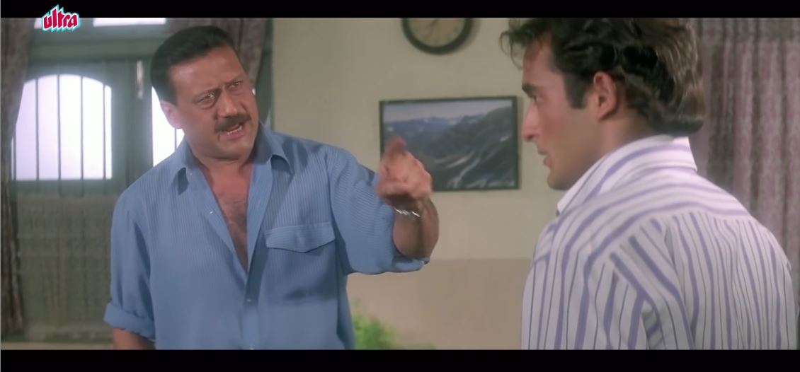 Jackie Shroff and Akshaye Khanna in Laawaris (1999)