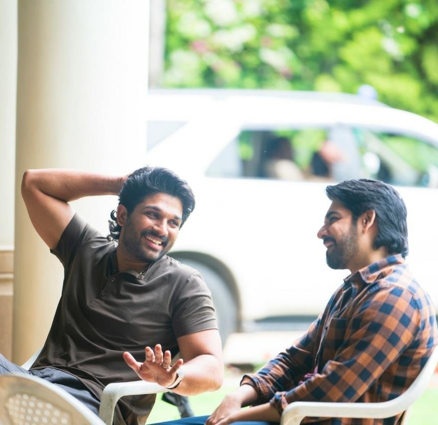 Allu Arjun and Sushanth in Ala Vaikunthapurramuloo (2020)