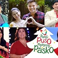 Dingdong Dantes, Heart Evangelista, Dennis Trillo, Jessica Soho, Mel Tiangco, Jennylyn Mercado, Marian Rivera, and Alden Richards in Isang puso ngayong Pasko (2020)