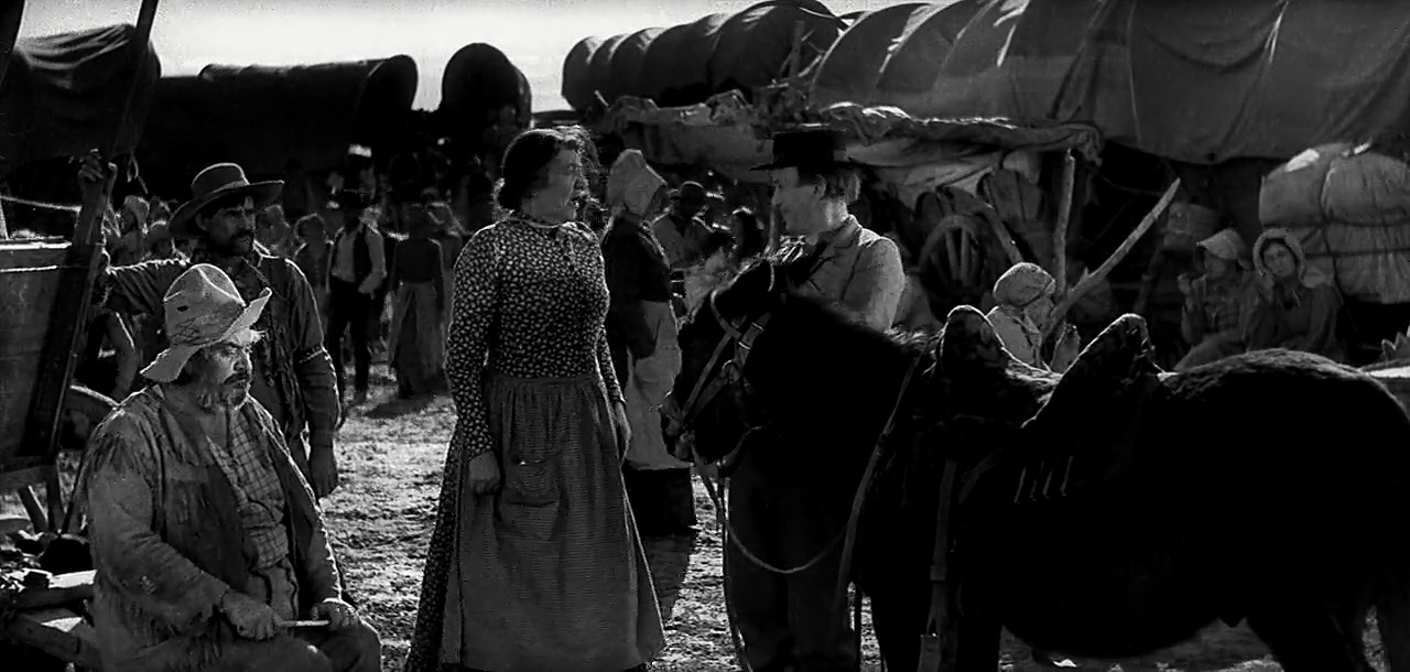 El Brendel, Louise Carver, and Russ Powell in The Big Trail (1930)