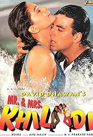 Juhi Chawla and Akshay Kumar in Mr. & Mrs. Khiladi (1997)