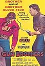 Neville Brand and Buster Crabbe in Gun Brothers (1956)