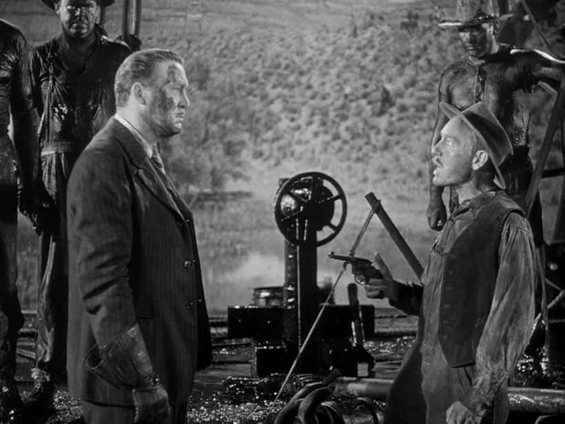 Albert Dekker and Byron Foulger in In Old Oklahoma (1943)