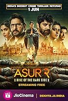 Arshad Warsi, Anmol Garg, Meiyang Chang, Barun Sobti, Vishesh Bansal, Anupriya Goenka, and Ridhi Dogra in Asur: Welcome to Your Dark Side (2020)