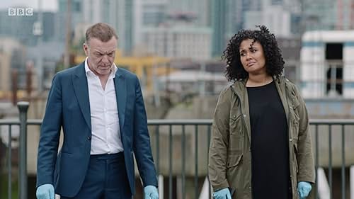 Hugo Speer and Tori Allen-Martin in London Kills (2019)