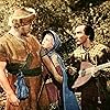 Elton Hayes, James Robertson Justice, and Joan Rice in The Story of Robin Hood and His Merrie Men (1952)