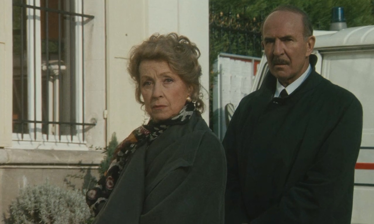 Danielle Darrieux and Jean-Pierre Marielle in A Few Days with Me (1988)