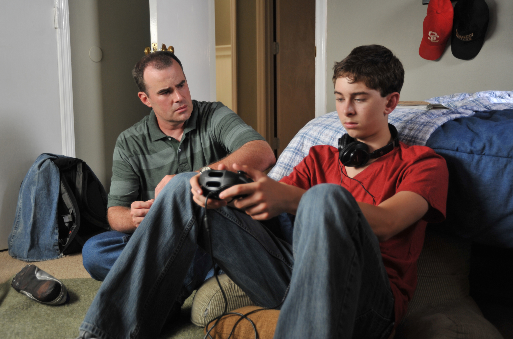 Alex Kendrick and Rusty Martin in Courageous (2011)