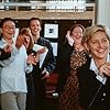 Cynthia Topping (Ellen DeGeneres)and her staff watch with delight as their creation, 