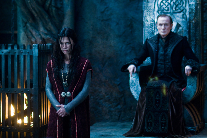 Rhona Mitra and Bill Nighy in Underworld: Rise of the Lycans (2009)