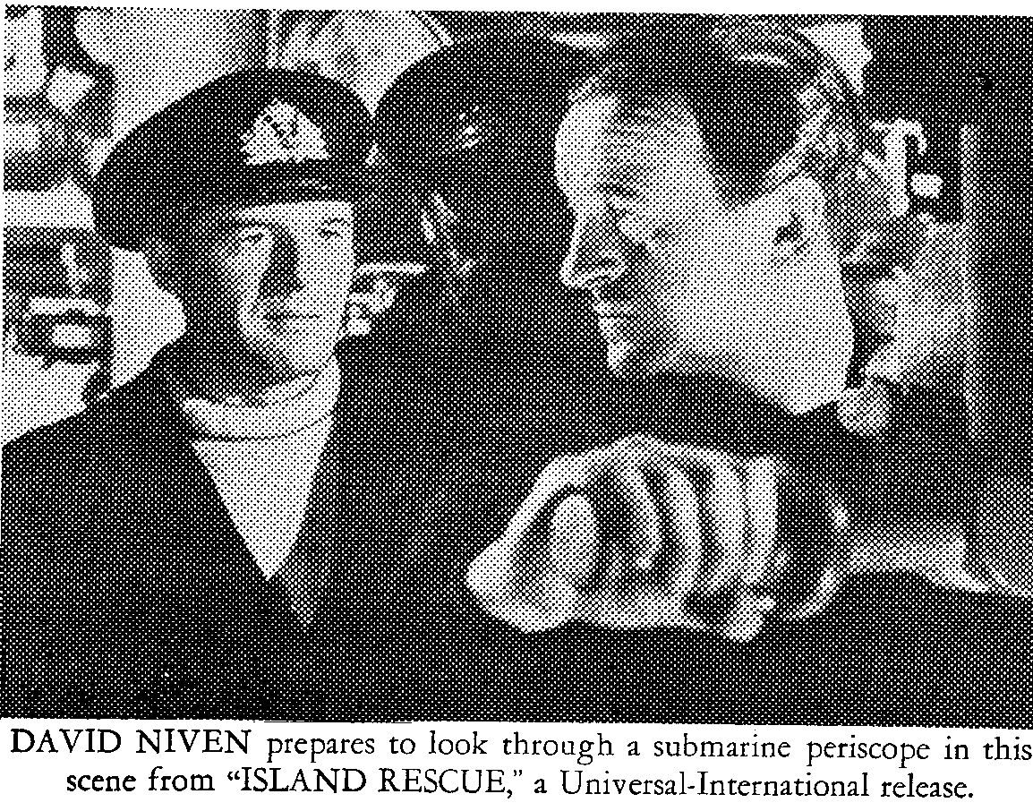 David Niven and John Horsley in Island Rescue (1951)