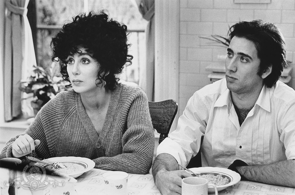 Nicolas Cage and Cher in Moonstruck (1987)