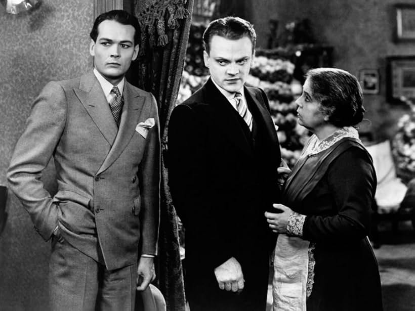 James Cagney, Beryl Mercer, and Edward Woods in The Public Enemy (1931)