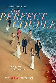 Nicole Kidman, Liev Schreiber, Dakota Fanning, Eve Hewson, Ishaan Khatter, Jack Reynor, Meghann Fahy, Billy Howle, and Sam Nivola in The Perfect Couple (2024)