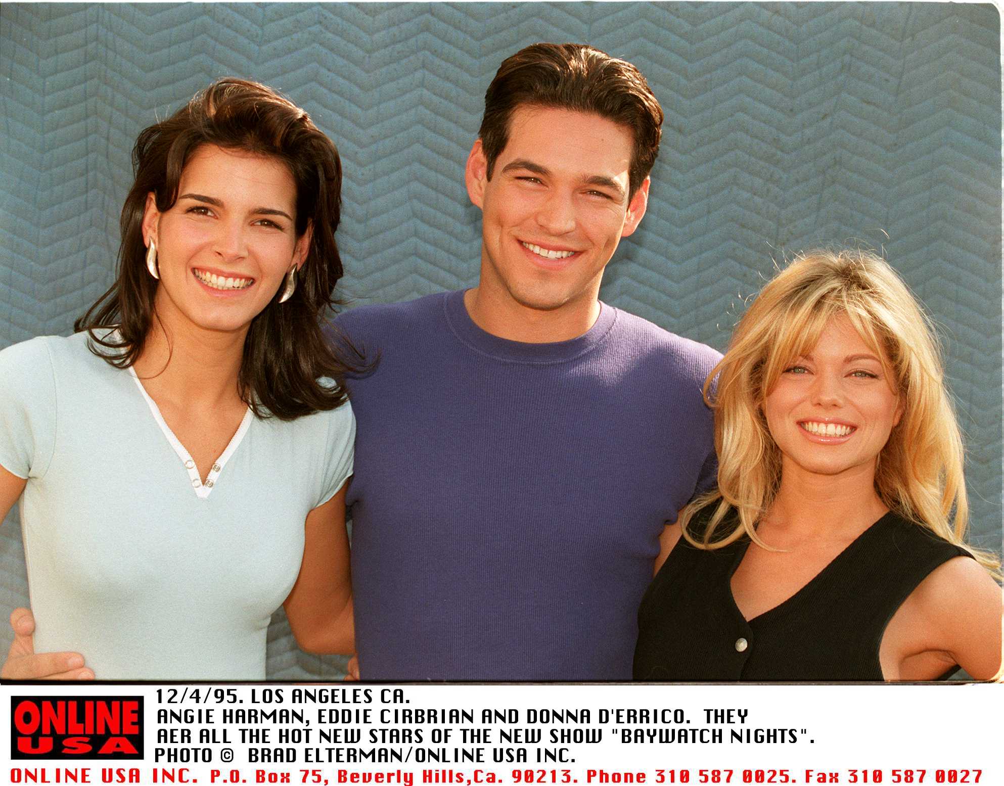 Donna D'Errico, Eddie Cibrian, and Angie Harmon in Baywatch Nights (1995)