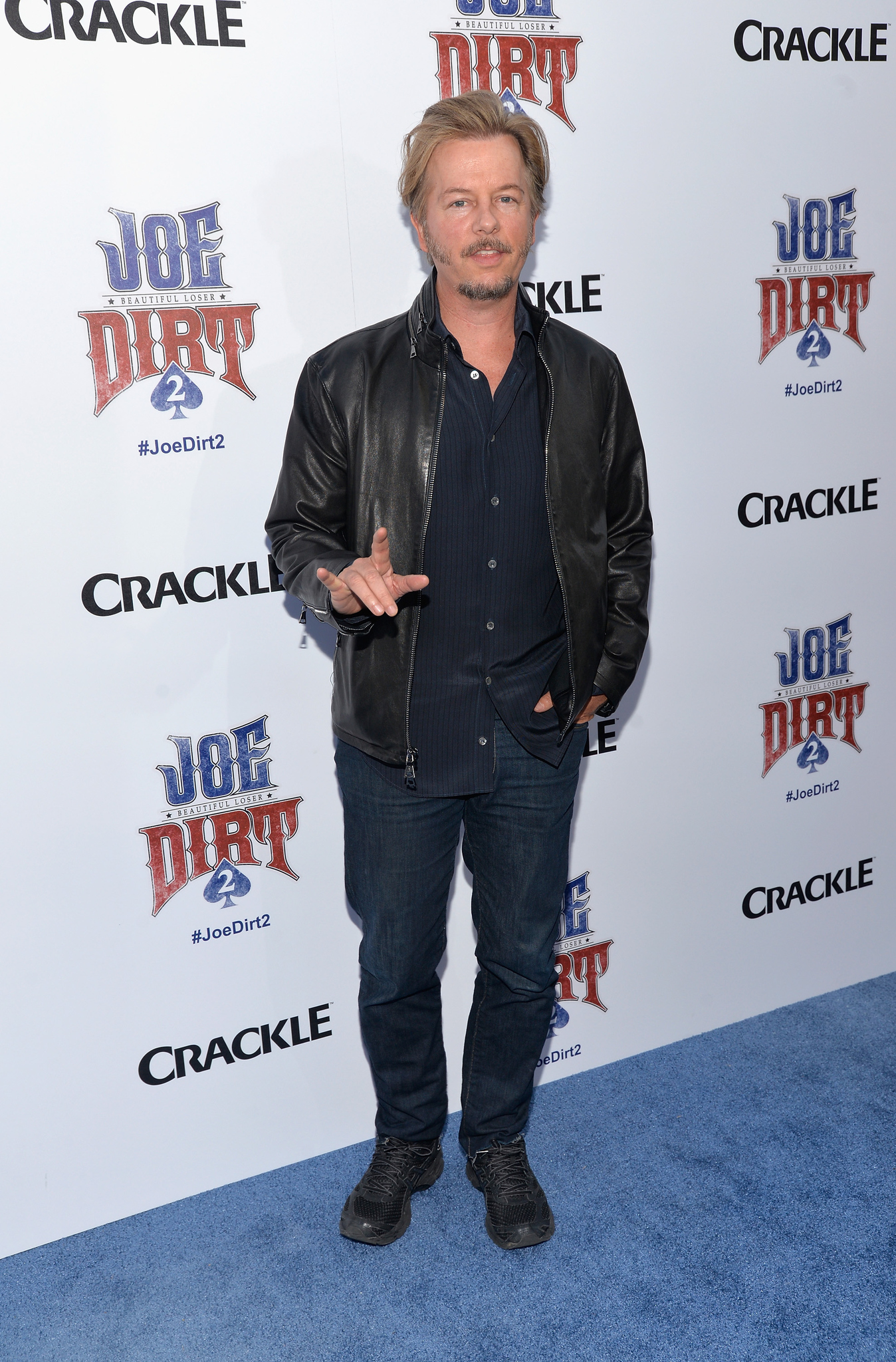 David Spade at an event for Joe Dirt 2: Beautiful Loser (2015)