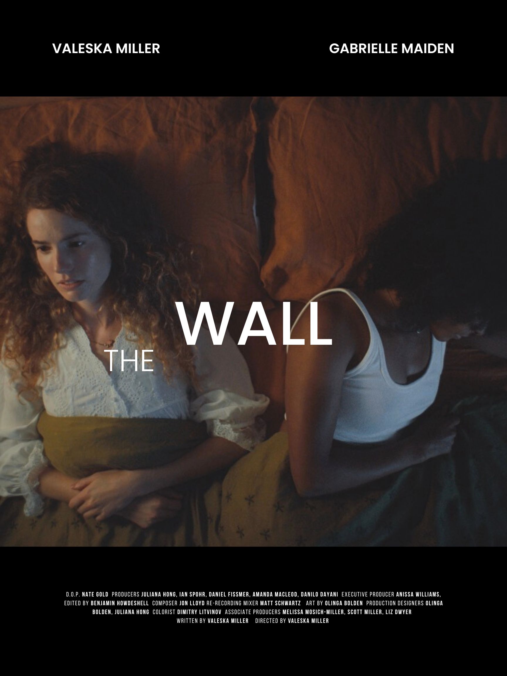 Gabrielle Maiden and Valeska Mosich Miller in The Wall