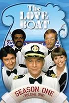 Fred Grandy, Bernie Kopell, Ted Lange, Gavin MacLeod, and Lauren Tewes in The Love Boat (1977)