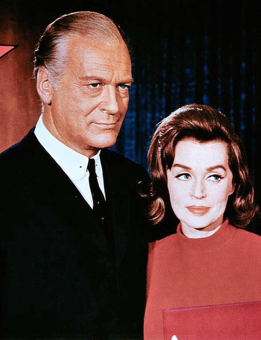 Curd Jürgens and Lilli Palmer in An Affair of States (1966)