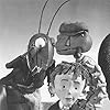 Richard Dreyfuss, Simon Callow, and Paul Terry in James and the Giant Peach (1996)