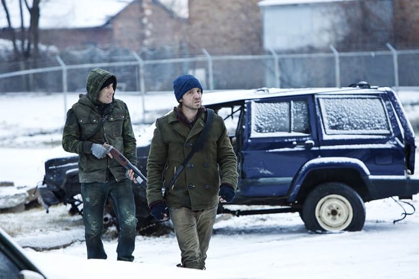 Kirk Acevedo and Aaron Stanford in 12 Monkeys (2015)