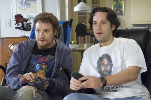 Seth Rogen and Paul Rudd in The 40-Year-Old Virgin (2005)