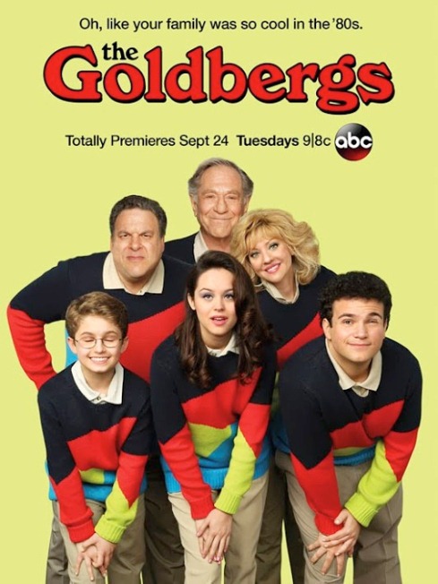 George Segal, Jeff Garlin, Wendi McLendon-Covey, Troy Gentile, Hayley Orrantia, and Sean Giambrone in The Goldbergs (2013)