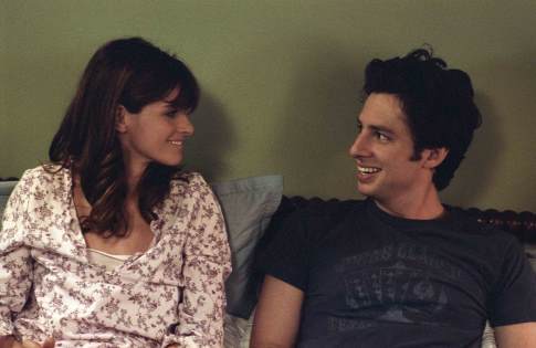 Amanda Peet and Zach Braff in The Ex (2006)