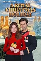 Brittany Underwood and Jonathan Stoddard in A Royal Christmas Holiday (2023)