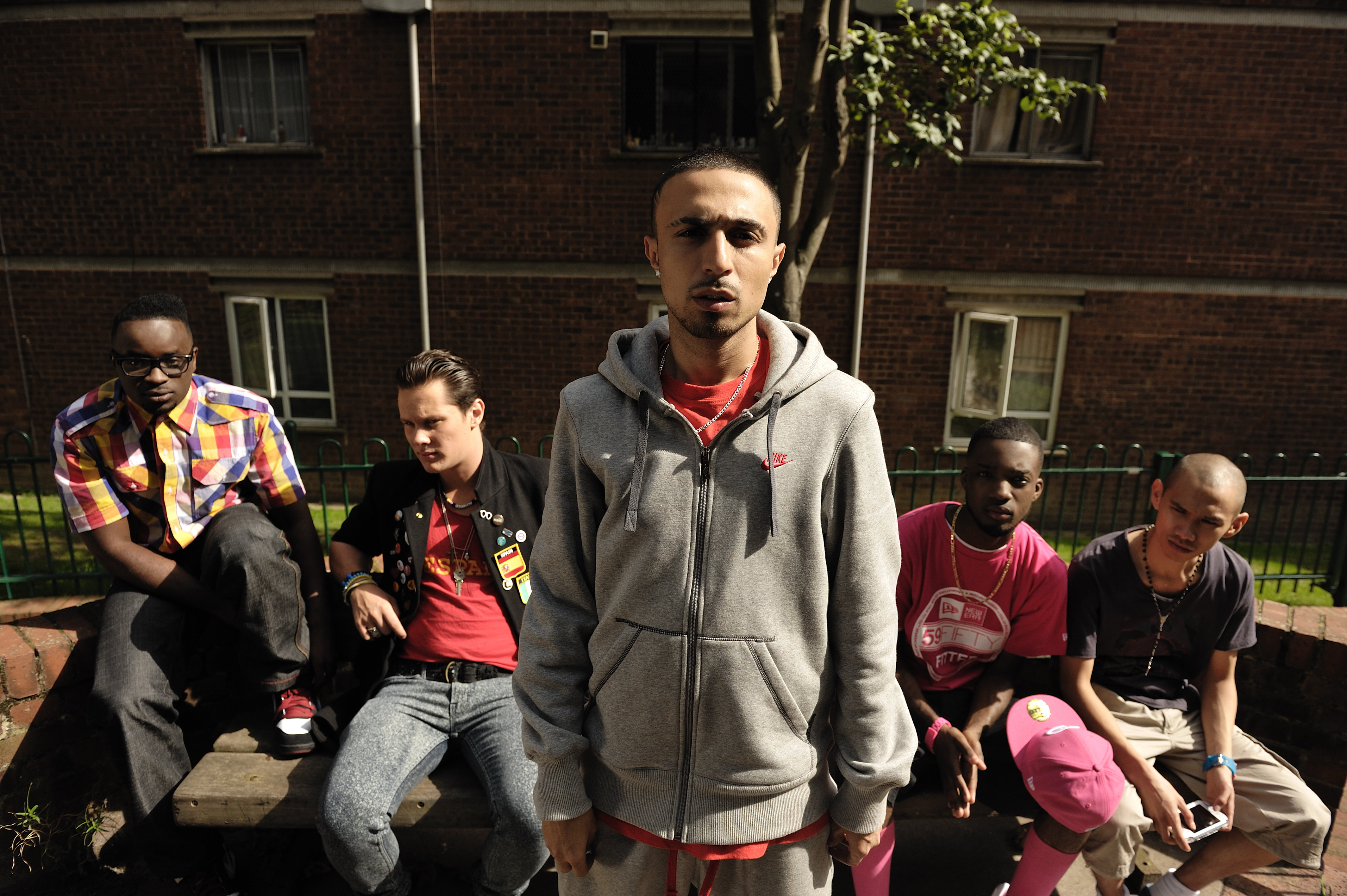 Adam Deacon, Femi Oyeniran, Ollie Barbieri, Jazzie Zonzolo, and Michael Vu in Anuvahood (2011)