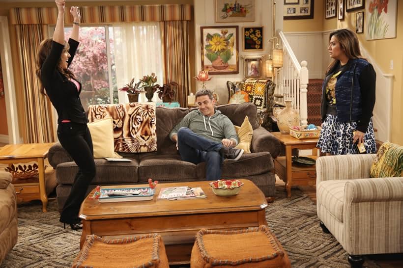 Carlos Ponce, Maria Canals-Barrera, and Cristela Alonzo in Cristela (2014)