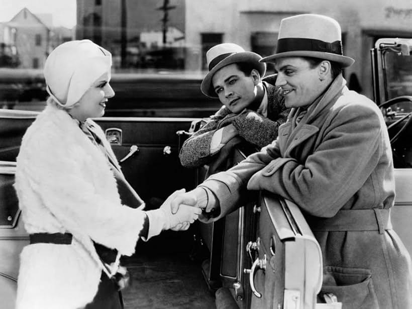 James Cagney, Jean Harlow, and Edward Woods in The Public Enemy (1931)