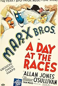 Groucho Marx, Chico Marx, and Harpo Marx in A Day at the Races (1937)