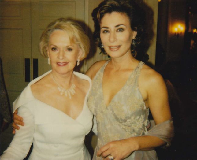 Mimi Kuzyk & Tippi Hedren (111 Gramercy Park)