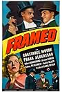 Frank Albertson, Robert Armstrong, and Constance Moore in Framed (1940)