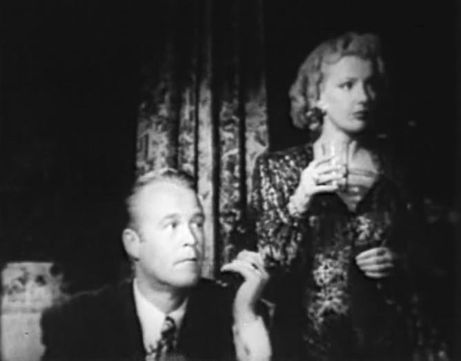 Dolores Moran and Wayne Morris in Johnny One-Eye (1950)