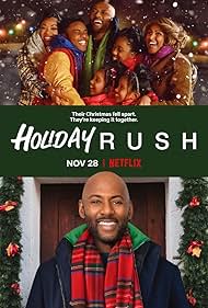 Darlene Love, Romany Malco, Andrea-Marie Alphonse, Sonequa Martin-Green, Amarr, and Deysha Nelson in Holiday Rush (2019)