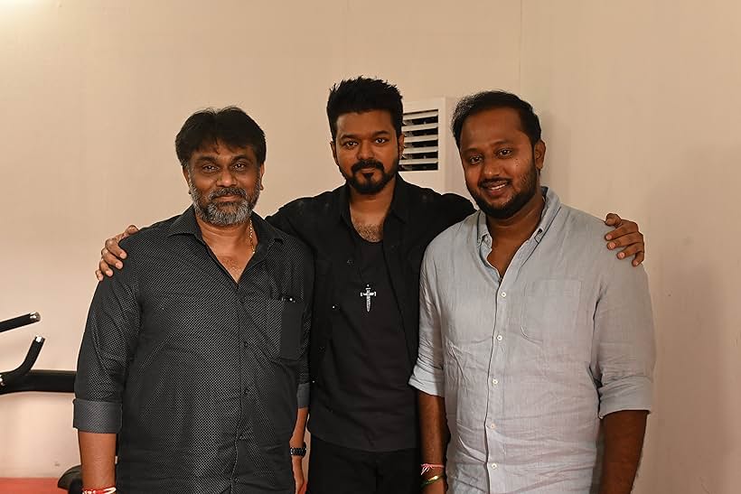 Joseph Vijay, Jagadish Palanisamy, and Lalit Kumar in Leo (2023)