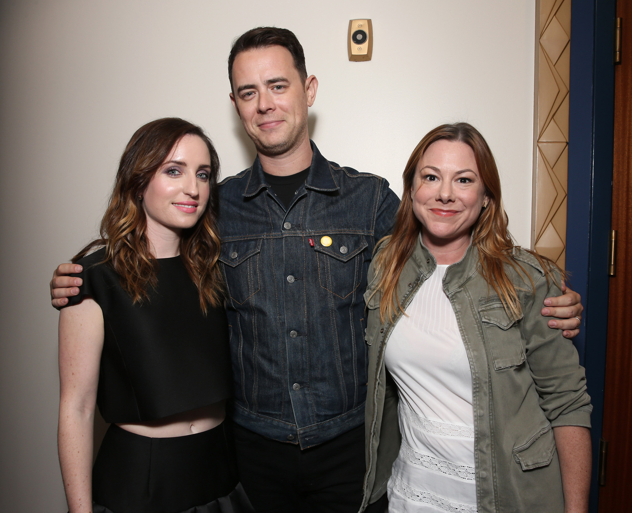 Colin Hanks, Samantha Bryant, and Zoe Lister-Jones at an event for Consumed (2015)