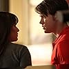 Lea Michele and Chord Overstreet in Glee (2009)